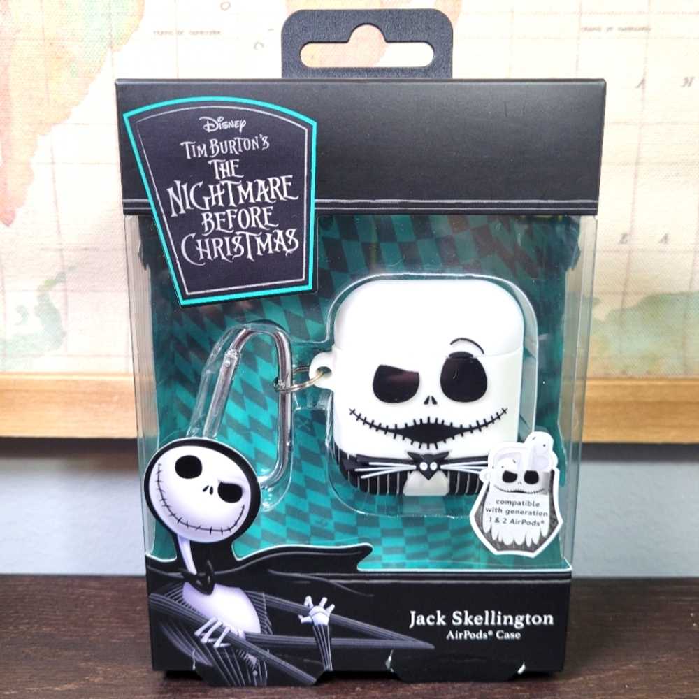 BRAND NEW Nightmare Before Christmas PowerSquad AirPods Case Jack Skellington